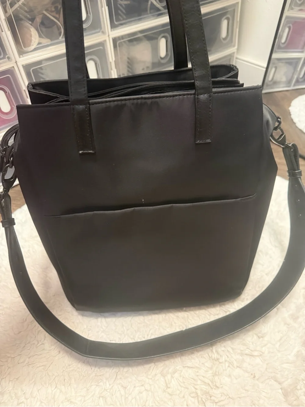BEIS Black Commuter Tote Bag for - Sleek Everyday Carry
